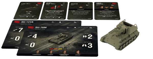World of Tanks Miniatures Game Wave 8 Soviet SU-76M - Gap Games