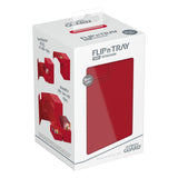 Ultimate Guard: Deck Box – XenoSkin Monocolor Flip'n'Tray 100+ – Red