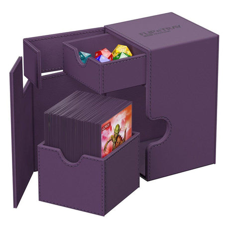 Ultimate Guard: Deck Box – XenoSkin Monocolor Flip'n'Tray 100+ – Purple
