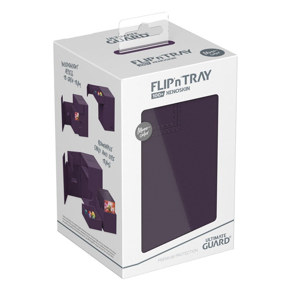 Ultimate Guard: Deck Box – XenoSkin Monocolor Flip'n'Tray 100+ – Purple