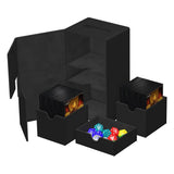 Ultimate Guard: Deck Box – XenoSkin Monocolor Twin Flip'n'Tray 200+ – Black