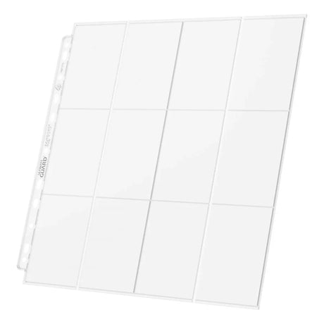 Ultimate Guard: Binder Pages – 24-Pocket QuadRow Side-Loading – Transparent