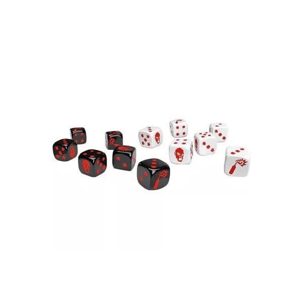 Zombicide 2nd Edition Black and White Dice Pack - Gap Games