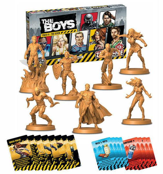 Zombicide The Boys Pack 1 The Seven with Abominations Promo Pack - Gap Games