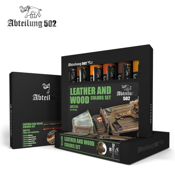 Abteilung 502 Oil Sets - Leather and Wood Set - Gap Games