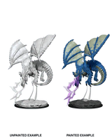 D&D Nolzurs Marvelous Unpainted Miniatures Young Blue Dragon - (LC) - Gap Games