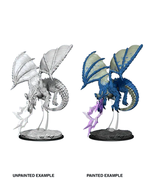 D&D Nolzurs Marvelous Unpainted Miniatures Young Blue Dragon - (LC) - Gap Games
